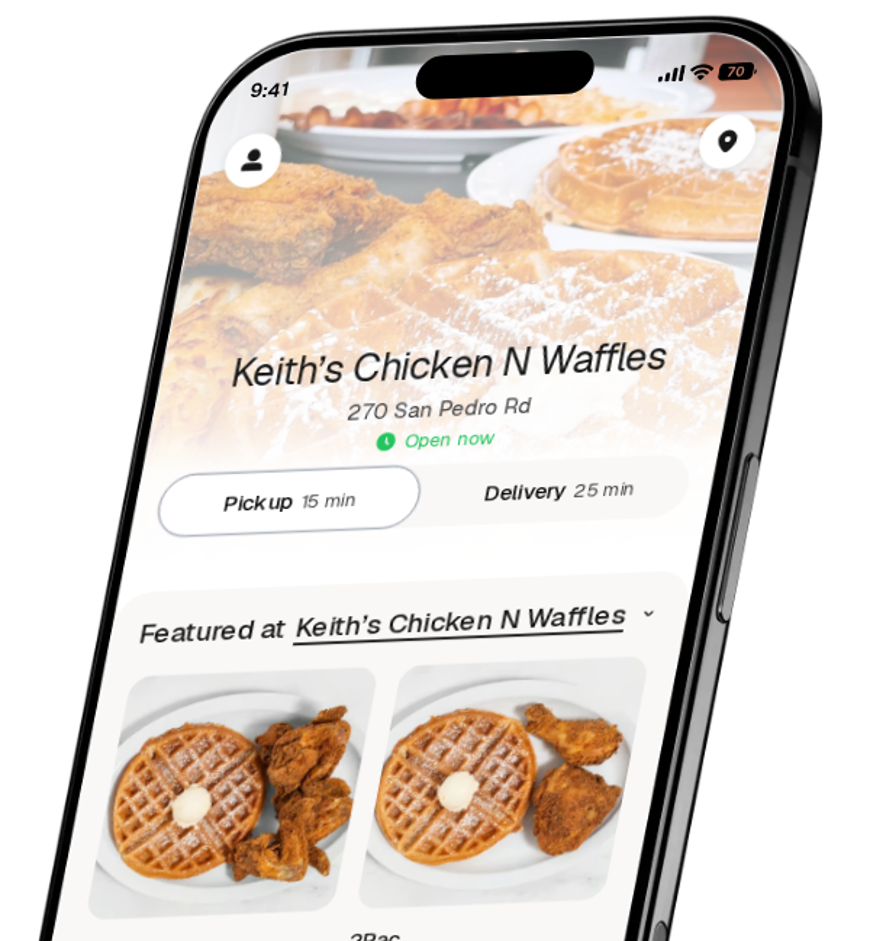 Keith’s Chicken N Waffles app preview